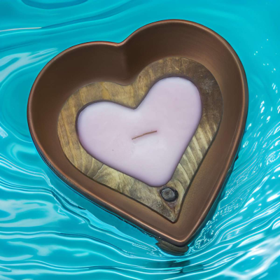 Mini Heart Candle - Thumbnail 2