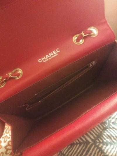 CHANEL Classic Jumbo Red Lambskin Leather Double Flap Should - Austin, Texas