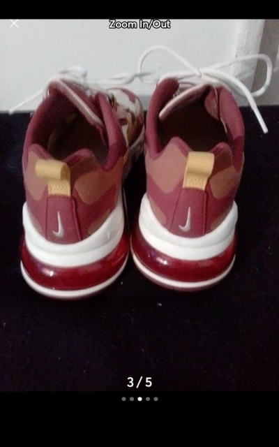 Womans Nike brown white n yellow shoes - Thumbnail 4