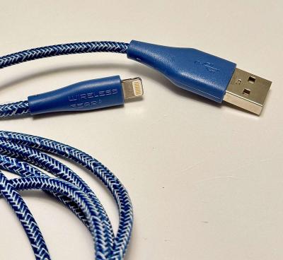 Metal Dual Car Charge Adapter and 6ft Braided Cable - Thumbnail 4
