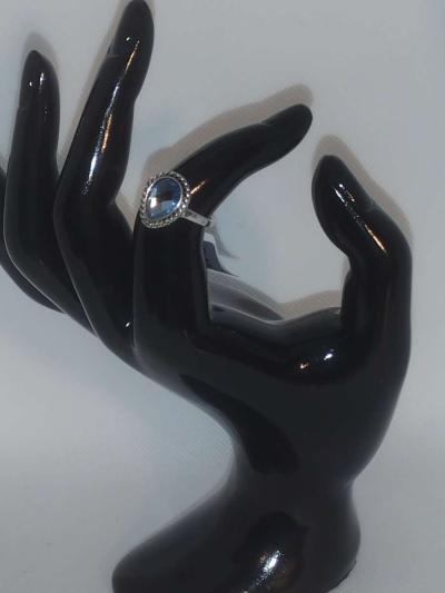 Blue Teardrop Ring - Thumbnail 3