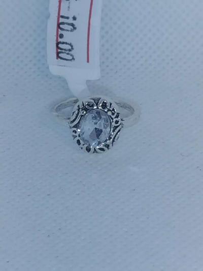 White Oval Signet Ring - Thumbnail 4