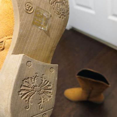 Western Brown Cowboy Boots For Women Size 6 - Thumbnail 4