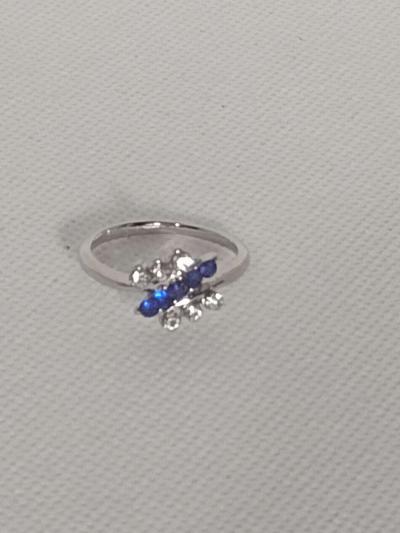 Blue Dragonfly Silvery Ring - Thumbnail 4