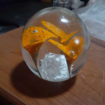 vintage glass paperweight - Thumbnail 6