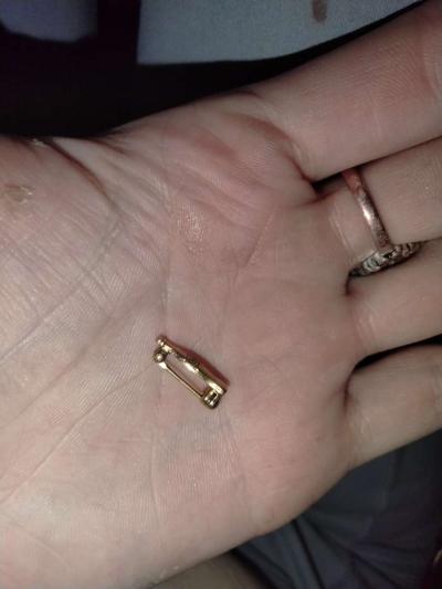 vintage CocaCola 10k yellow gold award pin - Thumbnail 5