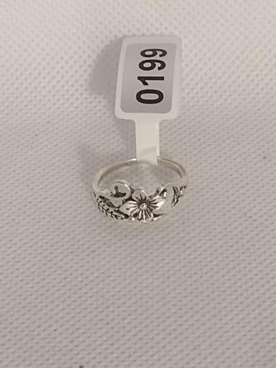 Silver Flower Ring - Thumbnail 4