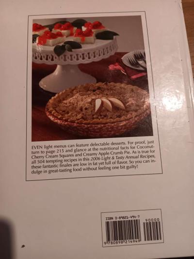 Taste of Home LightTasty cookbook 2006 - Thumbnail 2