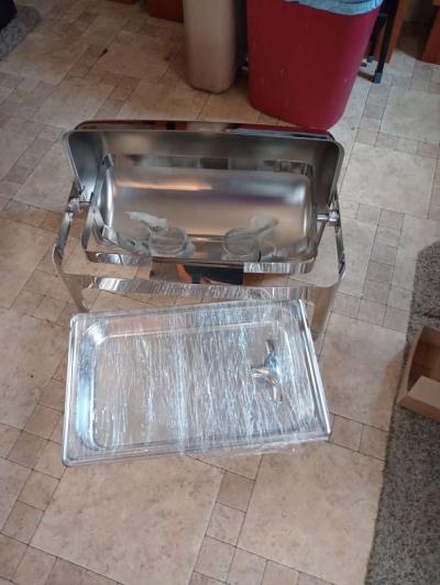 Roll Top Chafing Dish Buffett Set - Thumbnail 2