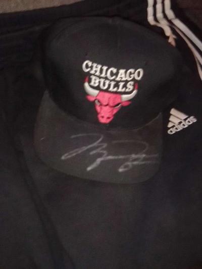 Michael Jordan signed autographed Chicago bulls hat - Thumbnail 5