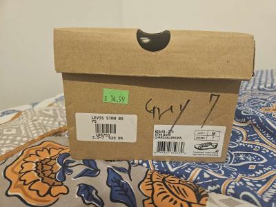 Levis Stan 80 Canvas Sneakers Gray Size 7 - Thumbnail 5