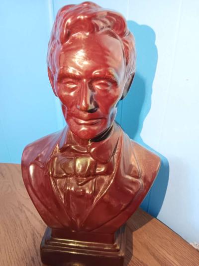 vintage Ceramic Abrahan Linconl - Thumbnail 4