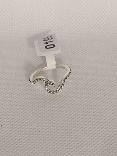 Curled Silver Ring - Thumbnail 4