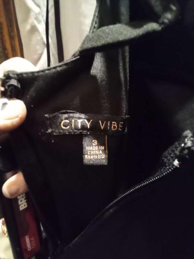 Black Cocktail Dress - Thumbnail 3