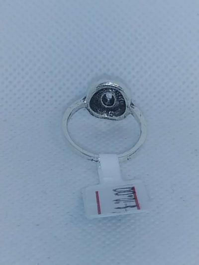 White Oval Signet Ring - Thumbnail 5