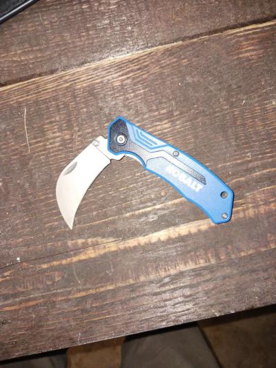Kobalt Hawkbill blade pocketknife - Thumbnail 2