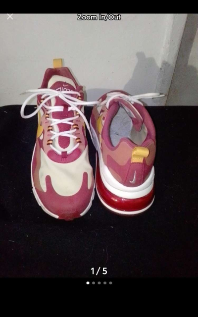 Womans Nike brown white n yellow shoes - Thumbnail 3