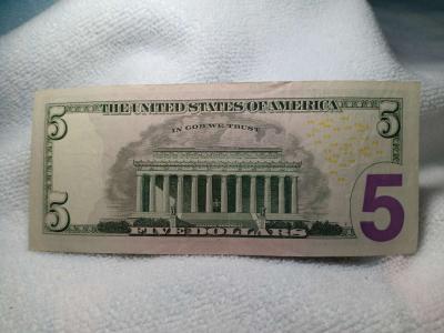 5 dolares Americanos con estrella - Thumbnail 2