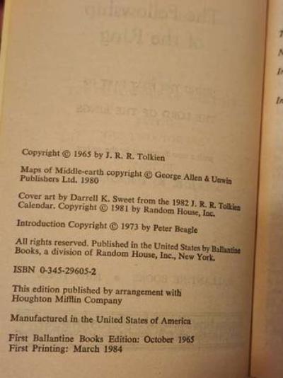 Lord of the Rings vintage books - Thumbnail 5