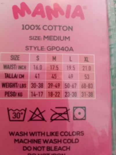 girl brief mamla on the back size - Thumbnail 3