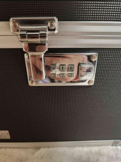 Unbranded Black and Silver Combination Lock Box - Thumbnail 3