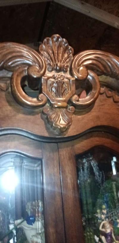 Kathy Ireland Home Cabinet With Hutch China Cabinet 69W X 17 - Thumbnail 2