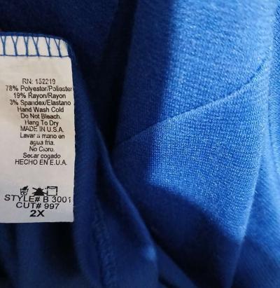 Auline Collection Blue 2X Garment - Thumbnail 5