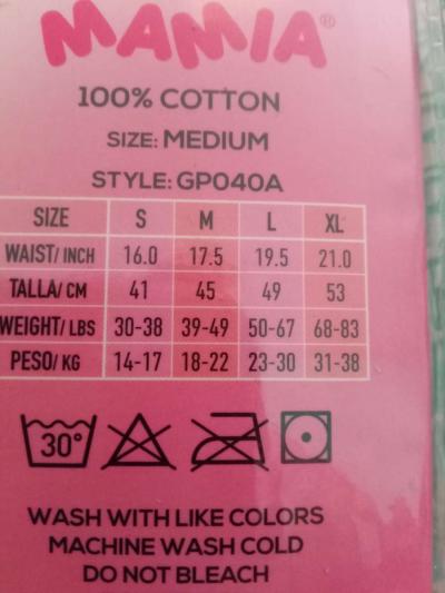 girl brief mamla on the back size - Thumbnail 4