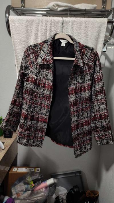 RARE VTG Christopher  Banks Monogram Casual or Business Blaz - Thumbnail 3