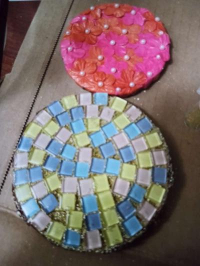 Mixed Coasters set of 3