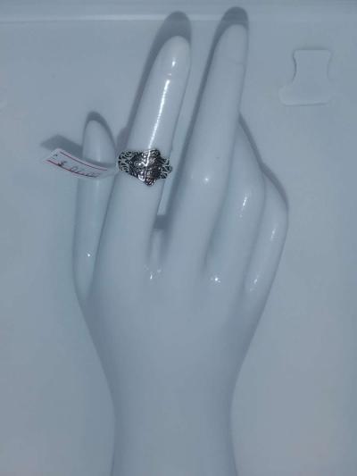 Palm Reader Silver Ring - Thumbnail 2