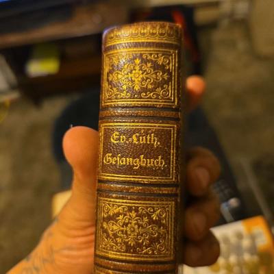 1886 german evangelical Lutheran hymnal - Thumbnail 6