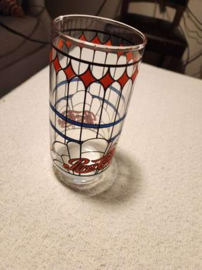 vintage 70a pepsi glass