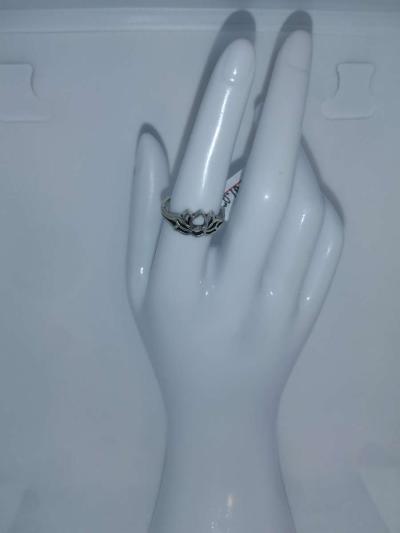 Silver Lotus Flower Ring - Thumbnail 2