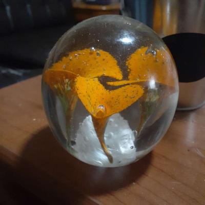 vintage glass paperweight - Thumbnail 5