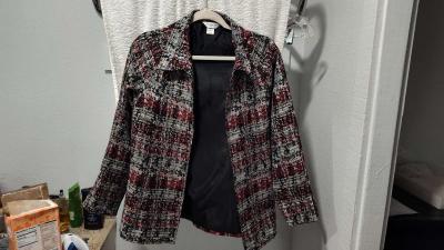 RARE VTG Christopher  Banks Monogram Casual or Business Blaz - Thumbnail 2