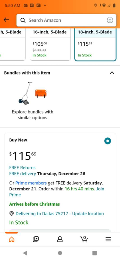 Great States 18 Reel Mower - Thumbnail 2