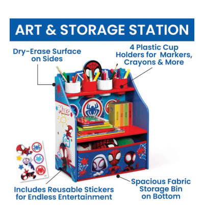 Spidey and His Amazing Friends 3Piece Art  Play Toddler Room - Thumbnail 4