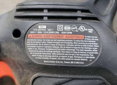 Black  Decker  Electric Corded Hedge Clipper 17  120V  28 Am - Thumbnail 5