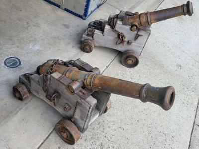 Spanish Decorative Cannons - Orange, California