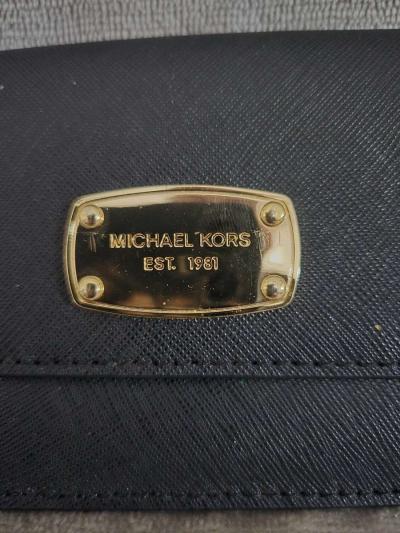 MICHAEL KORS BLACK SAFFIANO LEATHER SNAP WALLET - Thumbnail 5