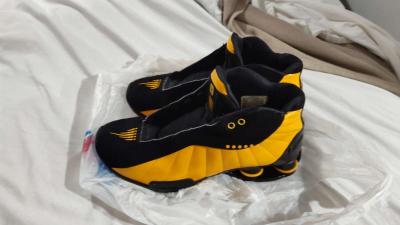 Nike Shox BB4 Metallic University Gold - Thumbnail 5