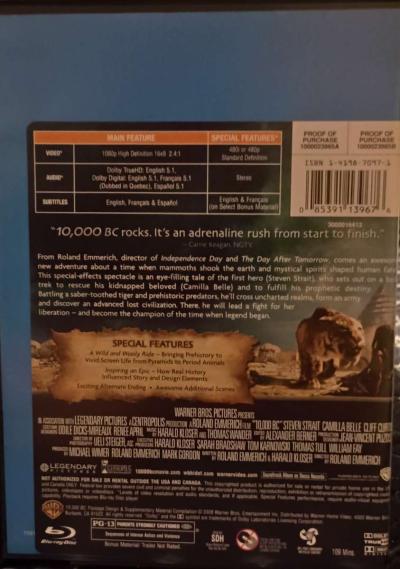 Invasion DVD and 10000BC Bluray - Thumbnail 4
