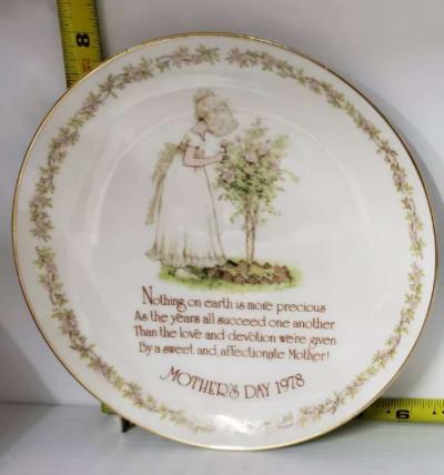 Commemorative Mothers Day 1978 Plate Holly Hobbie American G - Thumbnail 5