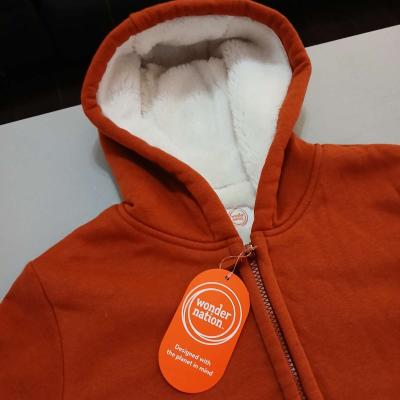 Wonder Nation orange hoodie for kids size L - Thumbnail 2