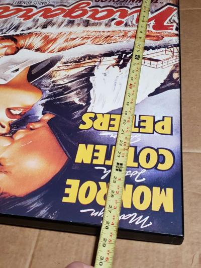 Vintage Niagara Movie Poster 28x21 Marilyn Monroe on RARE - Thumbnail 4