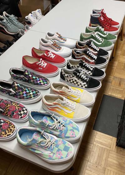 10 Pairs Womens Vans Sneaker Bundle Size 7 - Thumbnail 2