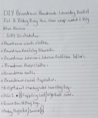 DIY BRANDNEW HANDMADE LAUNDRY BASKET - Thumbnail 3