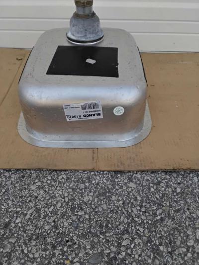 Nice Stainless Steel  Bar or Island Sink 17 X 15 Like New - Thumbnail 4