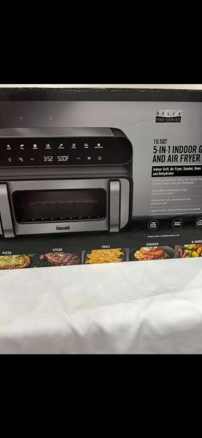 New Open box   bella PRO  105qt Touchscreen 5in1 Indoor Gril - Thumbnail 2